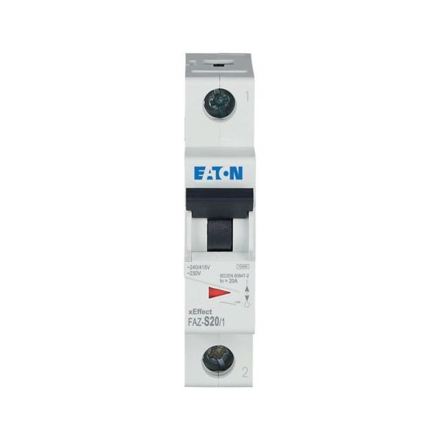 FAZ-S20/1 Wyłącznik nadprądowy 10kA S20A 1P 278613 EATON
