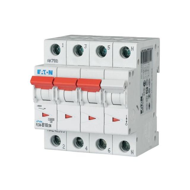 PLSM-C10/3N-MW Wyłącznik nadprądowy 10kA C10A 3P+N 242539 EATON