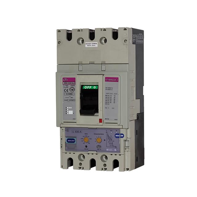 Wyłącznik mocy 70kA wyzw. elektroniczny EB2 630/3HE 630A 3P 004672140 ETI