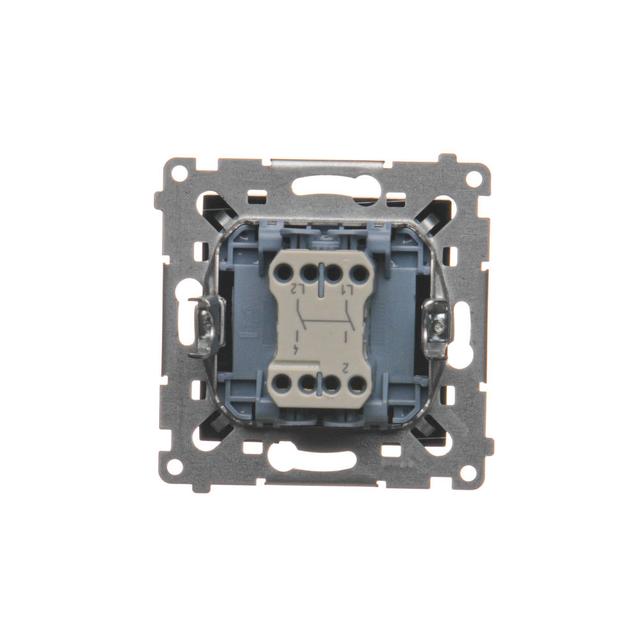 Simon 54 Łącznik dwubiegunowy 10A szybkozłączka czarny