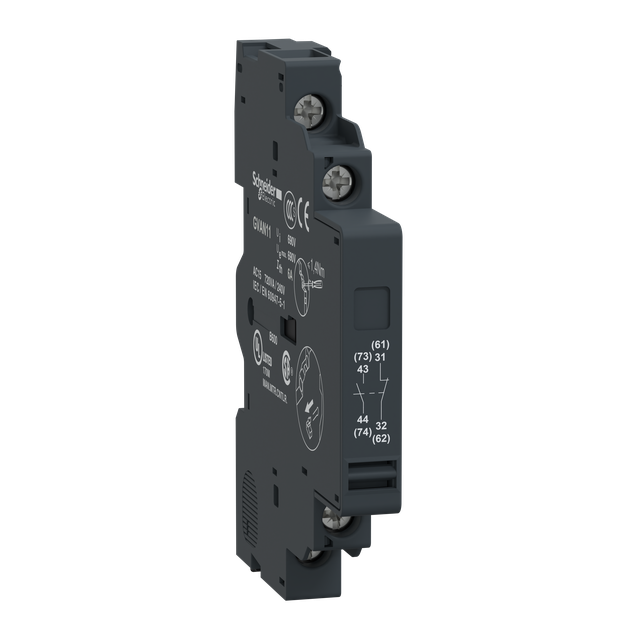 Blok styków bezzwłocznych, TeSys Deca, 1NO+1NC, lewy montaż boczny