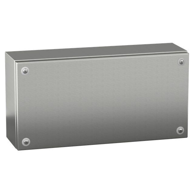 Skrzynka przemysłowa naścienna ze stali nierdzewnej, Spacial SBX, 200x400x120 mm, IP66