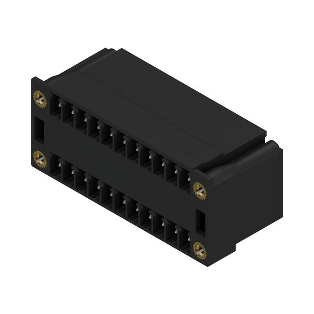 SCD-THR 3.81/22/90F 3.2SN BK BX Wtyki PCB (złącza płyty), 3.81 mm, Liczba biegunów: 22, kąt odejścia: 90° /50szt./ 1974310000 WEIDMÜLLER