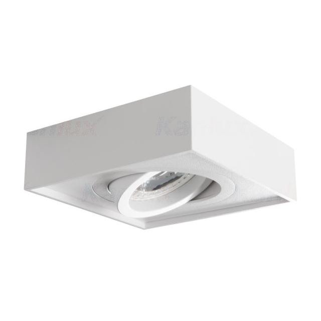 MINI GORD DLP-50-W Oczko sufitowe MINI GORD DLP-50-W kwadratowy stop aluminium stal kolor biały 1XGx