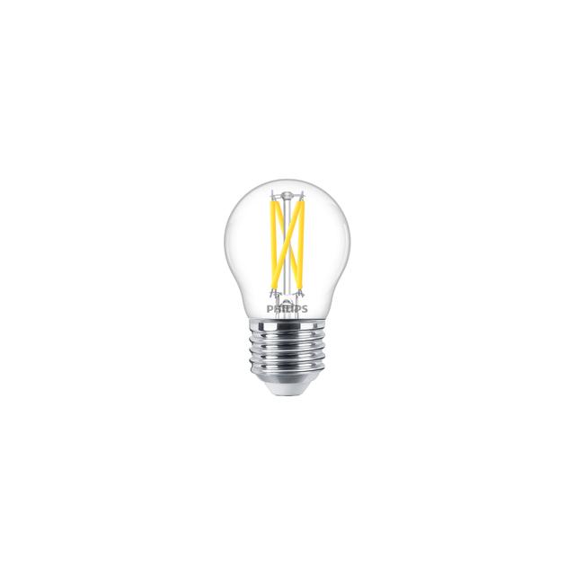 Żarówka LED ściemnialna Kulka 2,5W=25W 340lm / 2200K/2700K LEDLusterDT 2,5-25W E27 927 P45 5 lat gw.