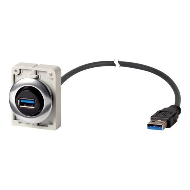 M30C-FUSB-60 Gniazdo USB 30mm płaskie z kablem 60cm 187084 EATON