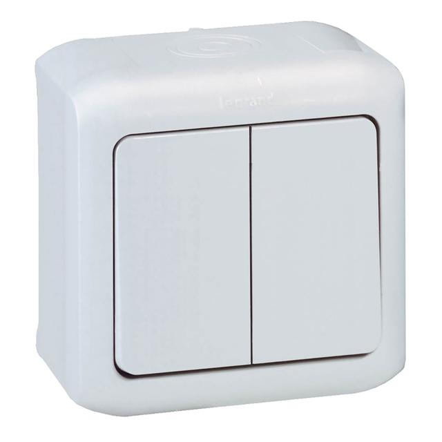 Forix IP44 Łącznik Świecznikowy 10Ax Biały 782362 LEGRAND