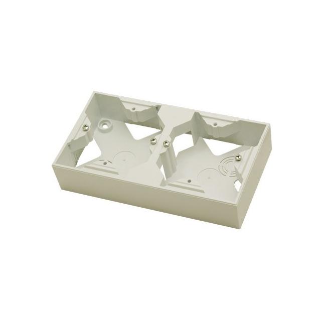 AS Puszka instalacyjna podwójna - kolor ecru