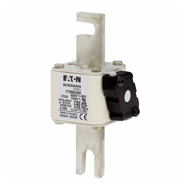 315A 690V 1KN/110 aR INDICATOR FUSE Wkładka szybka 315A AC 690V DIN 1 53x69x138 mm aR DI 170M4260 EA