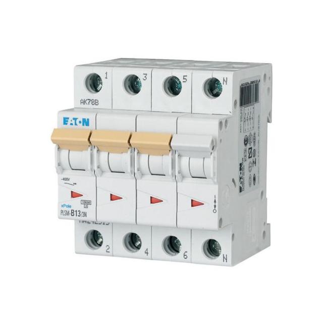 PLSM-C13/3N-MW Wyłącznik nadprądowy 10kA C13A 3P+N 242541 EATON