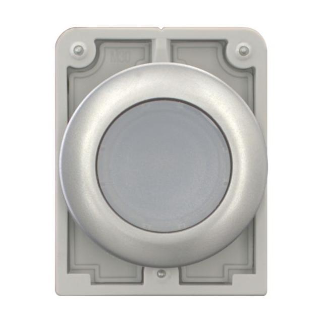 M30C-FDRL-W Przycisk podświetlany 30mm płaski bez samopowrotu biały 182950 EATON