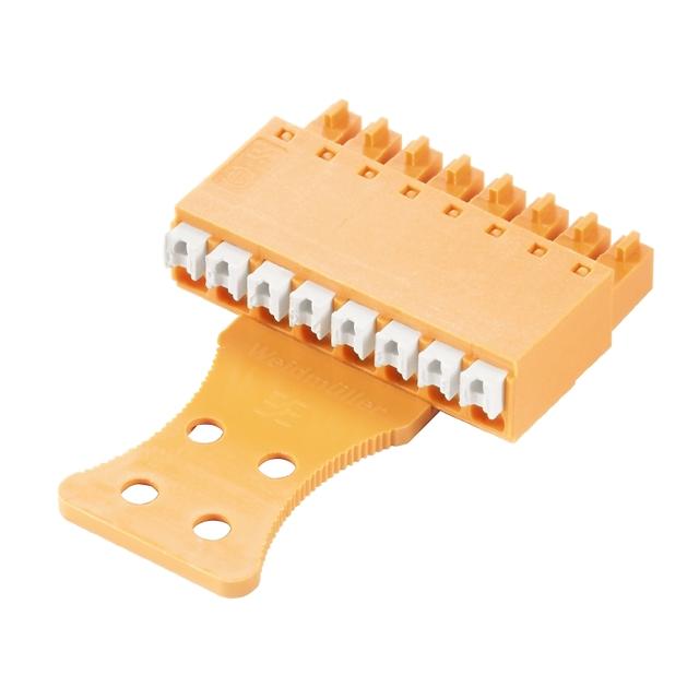 BCF 3.81/08/180ZE SN OR BX Wtyk PCB (złącze wiązki), listwa z gniazdami, 3.81 mm, Liczba biegunów: 8, PUSH IN, złącze sprężynowe /50szt./ 1235820000 WEIDMÜLLER