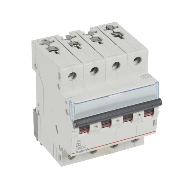 Wyłącznik Nadprądowy S 304 4P B3A 6kA TX3 403411 LEGRAND