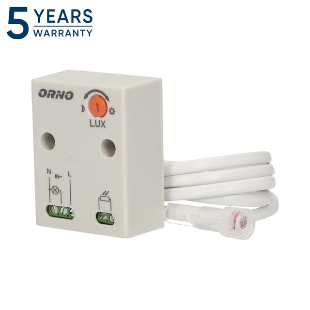 Czujnik zmierzchowy z hermetyczną zewnętrzną sondą, IP65, 2300W OR-CR-233 ORNO