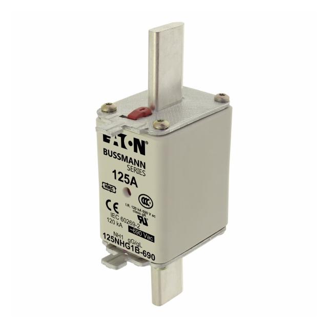 NH FUSE 125AMP 690V gG SIZE 1 Wkładka NH1 125A 690V GL/GG podwójny wskaźnik 125NHG1B-690 EATON