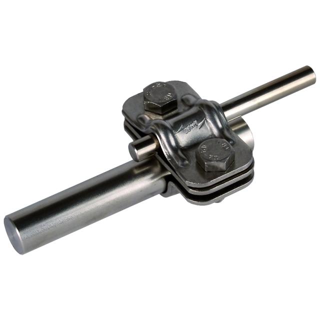 Zacisk probierczy z przekładką, drut 8-10/16 mm, stal nierdzewna NIRO