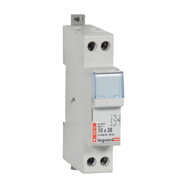Rozłącznik Bezpiecznikowy Cylindryczny 1P+N 10x38Mm Rb318 005818 LEGRAND