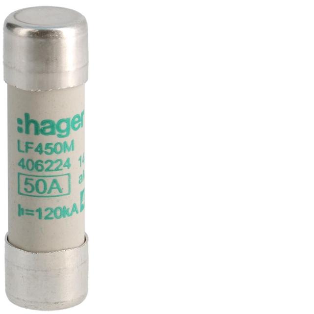 Wkładka bezpiecznikowa cylindryczna CH-14 14x51mm aM 50A 400VAC LF450M HAGER