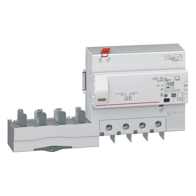 Blok Różnicowoprądowy Z Licznikiem Energii Pr 304 4P 125A Z Regulacją 30-3000Ma Typ F (Hpi) Serii DX3 410658 LEGRAND