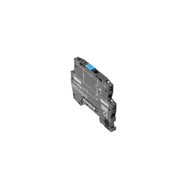 VSSC4 SL FG 12VDC 0.5A Odgromnik (sieci przesyłu danych/technologia MCR), Ochrona przeciwprzepięciowa, MSR, Cyfrowe, Liczba sygnałów: 1, AC/DC, 12 V, 500 mA, Zacisk /10szt./ 1063880000 WEIDMÜLLER
