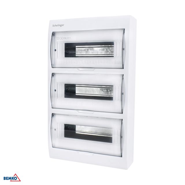 ROZDZIELNICA NATYNKOWA IP40 ZACISKI 36N+36PE 3x12P