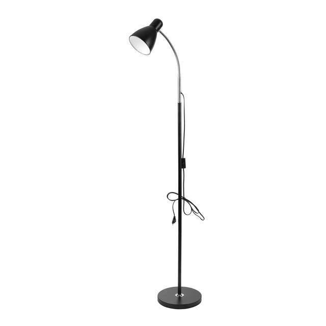 Lampa stojąca podłogowa LAR max 20W E27 155 cm czarna LS-1/B ORNO