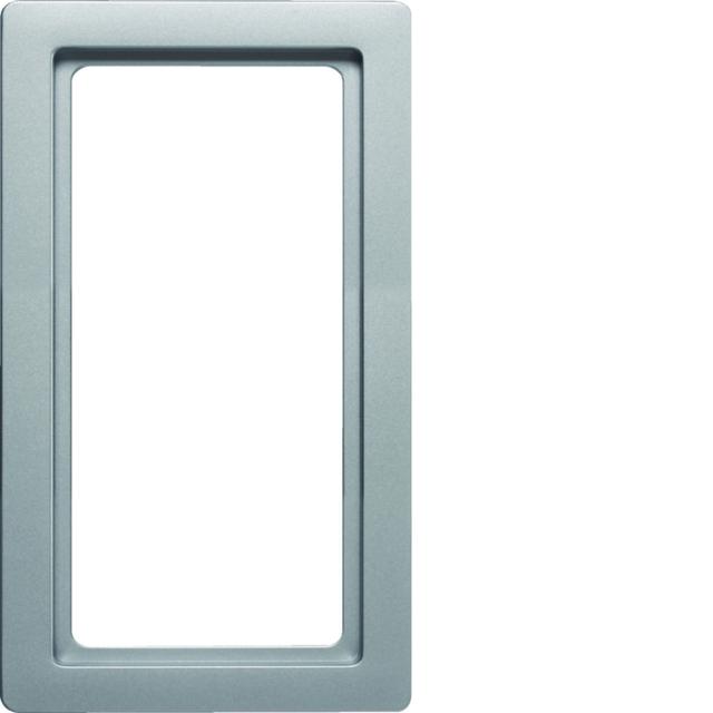 BERKER Q.1 Ramka z dużym wycięciem aluminium aksamit lakierowana 13096084 HAGER
