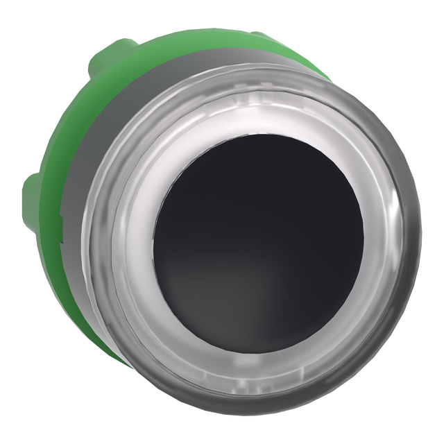 Harmony XB5 Główka przycisku płaskiego biała z samopowrotem, z podświetlanym pierścieniem