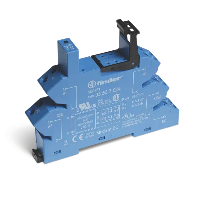 Gniazdo do przekaźników serii 41; zaciski sprężynowe, 93.52.0.060