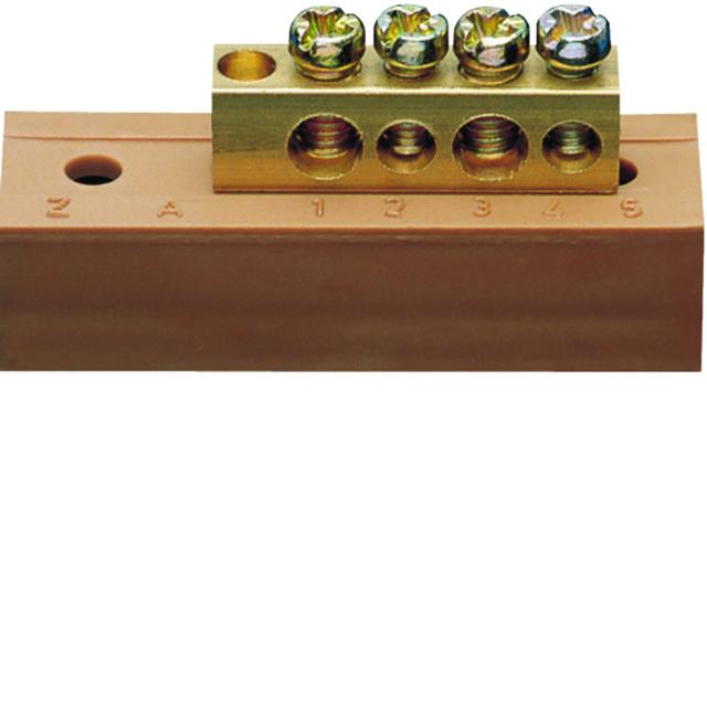 Listwa przyłączeniowa z cokołem fazowa 2x16+2x10 mm2 KM04L HAGER