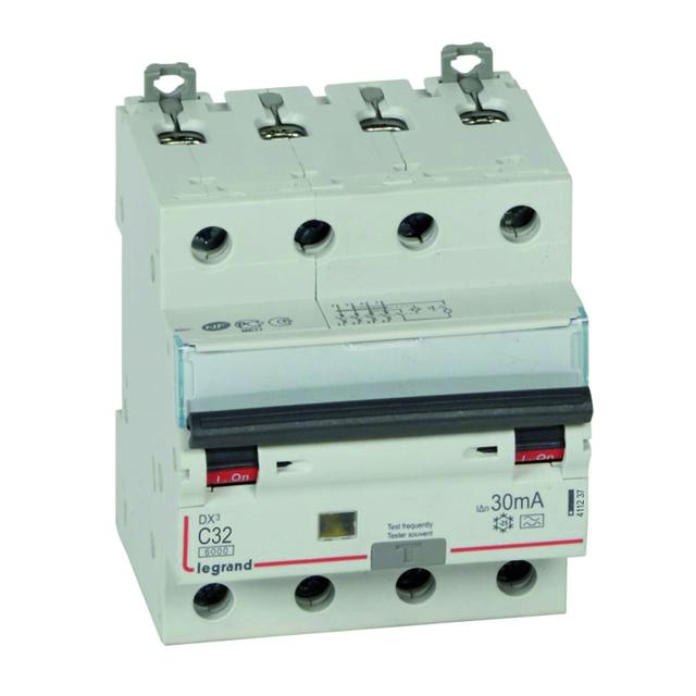 Wyłącznik Różnicowonadprądowy P 314 4P C32A 30Ma Typa DX3 411237 LEGRAND