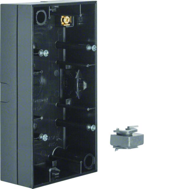 BERKER S.1 Puszka natynkowa podwójna kremowy połysk 10428982 10428935 HAGER