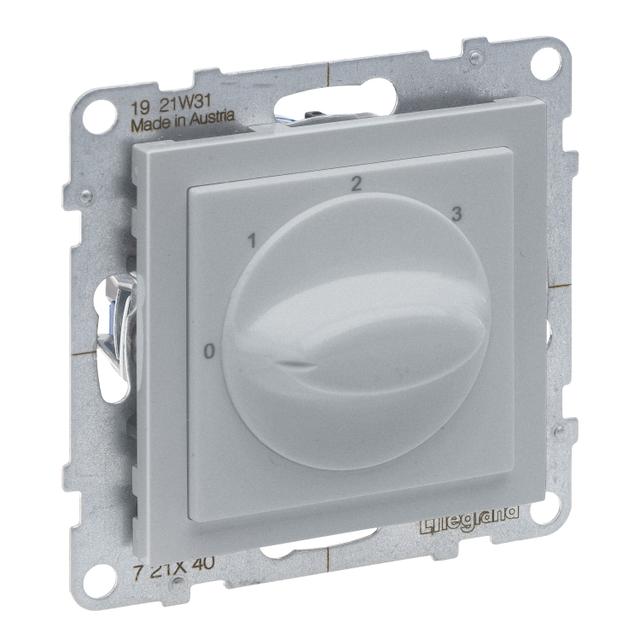 Suno Łącznik Sterowania Wentylacją - AC 23A - 2,5 Kw - AC 21A - 20A - Zaciski Śrubowe Aluminium 721340 LEGRAND
