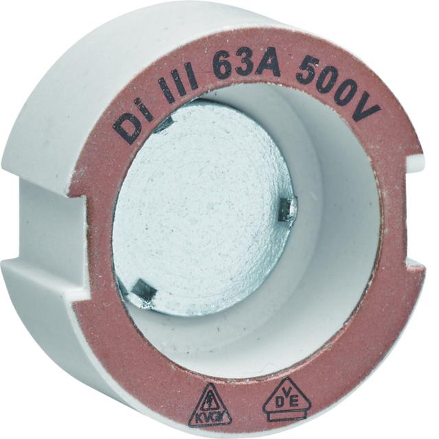 Wstawka kalibrująca DSIII/E33 63A 500V miedź LE33P63 HAGER