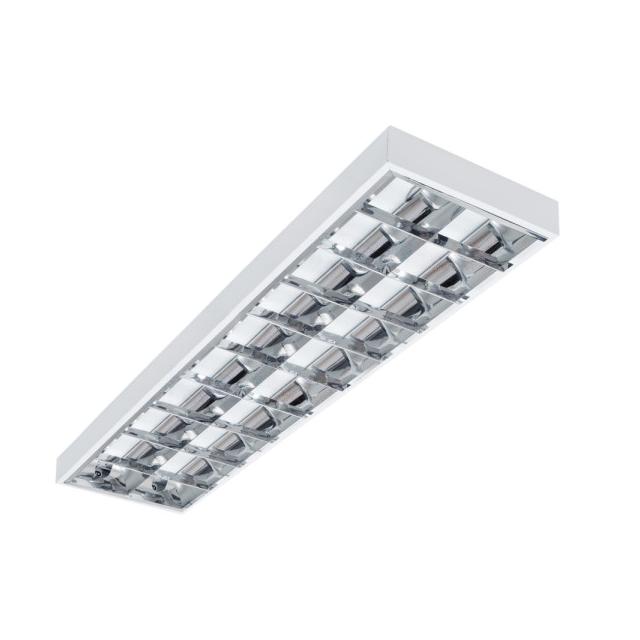 NOTUS 4LED 236 NT Oprawa rastrowa do T8 LED NOTUS 4LED 236 NT prostokątny jednostronne 2 x max 36W k