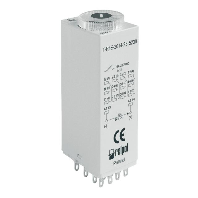 Przekaźnik czasowy T-R4E-2014-23-5024 4P 24V AC 6A / 230V AC RELPOL