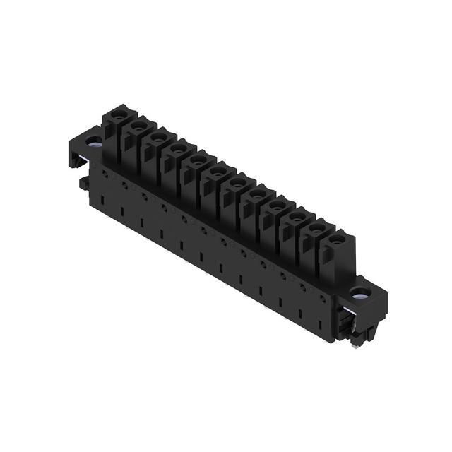 BCL-SMT 3.81/12/180LFI 1.5SN BK BX Wtyki PCB (złącza płyty), 3.81 mm, Liczba biegunów: 12, kąt odejścia: 180° /50szt./ 1029370000 WEIDMÜLLER