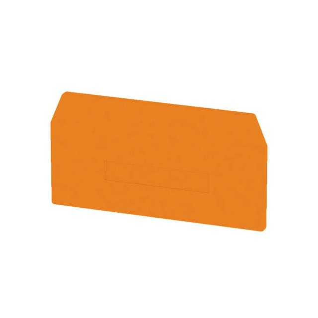 ZAP/TW ZDU16 OR Płyta separacyjna (terminal), Płyta zamykająca i pośrednia, 82.2 mm x 43.4 mm, pomarańczowy /20szt./ 1745160000 WEIDMÜLLER