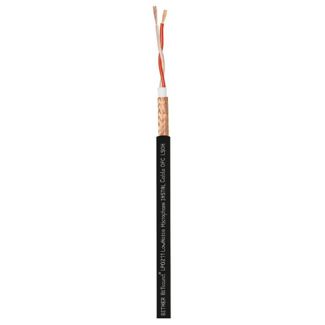 BiTsound LowNoise Microphone Instal Cable OFC LSOH 2x0,5 Giętki, symetryczny, profesjonalny przewód mikrofonowy LP0211 BITNER