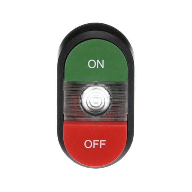 Przycisk podwójny ON-OFF przezroczyste pole podświetlany MPD14-11C