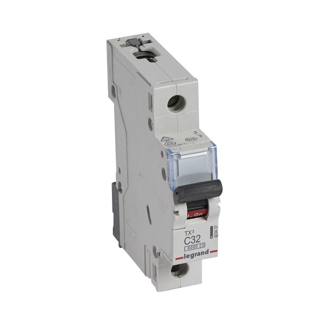 WYŁĄCZNIK NADPRĄDOWY S 301 1P C 32A 6000A SERII TX3, Legrand