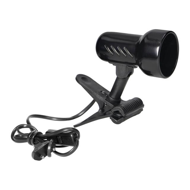 Kelly lampa biurkowa z klipsem 40W E14 stal + tworzywo czarna DL-9/B ORNO