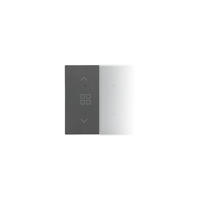 Simon 55 Klawisz połówkowy z piktogramem grupy rolet do produktów elektronicznych Grafitowy mat