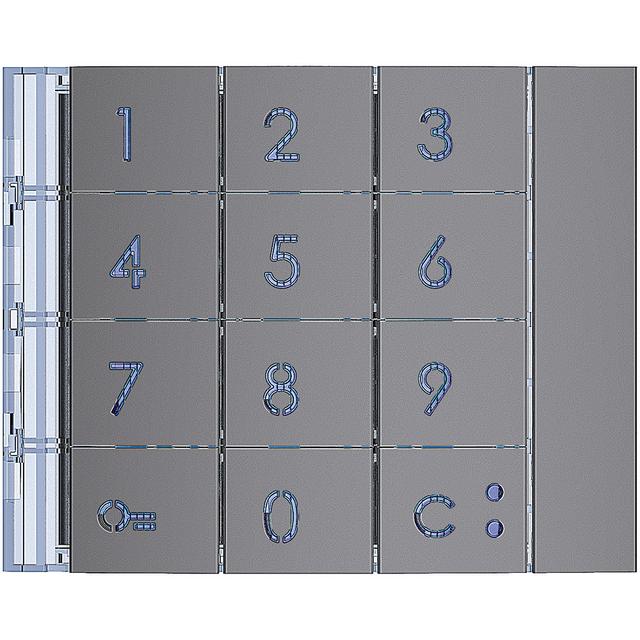 Sfera: Plakietka Modułu Klawiatury - Stalowoszara 353003 LEGRAND