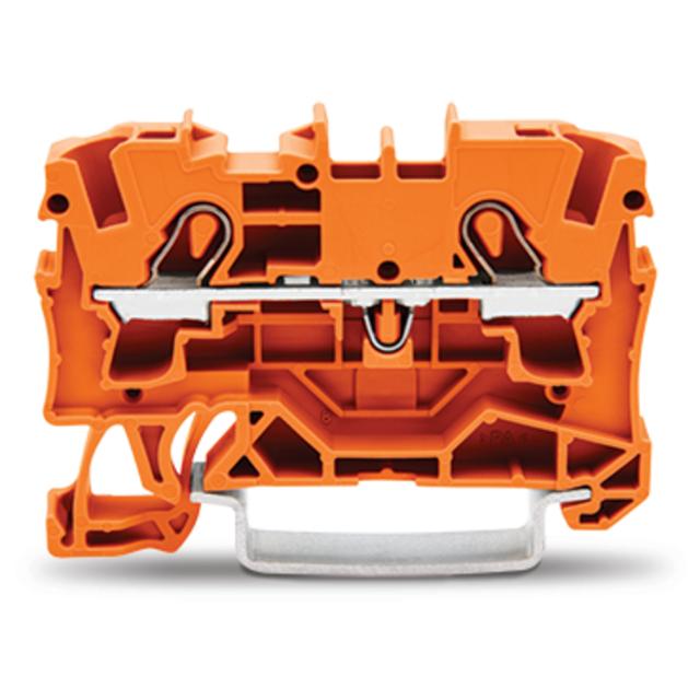 TOPJOBS złączka 2-przewodowa 4 mm2 pomarańczowa