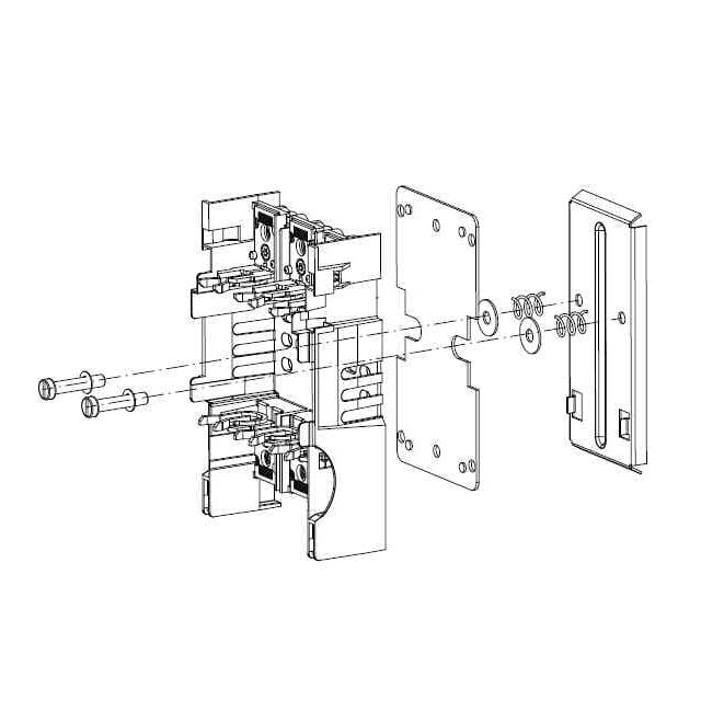 XLP00 Snap for double DIN rail 1SEP407897R0001 ABB