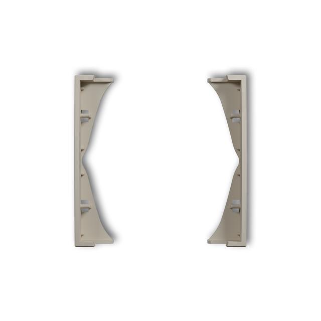 Ramka pośrednia do gniazd podwójnych taupe