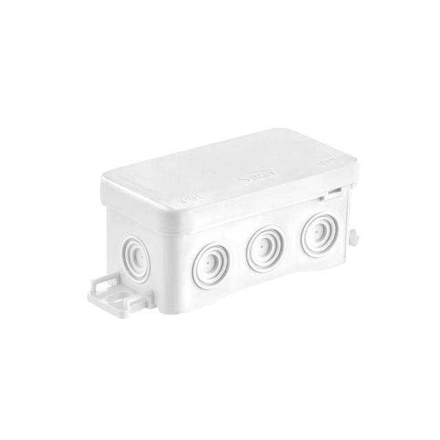 Puszka instalacyjna naścienna NS8 FASTBOX&HOOK - kolor biały  SIMET