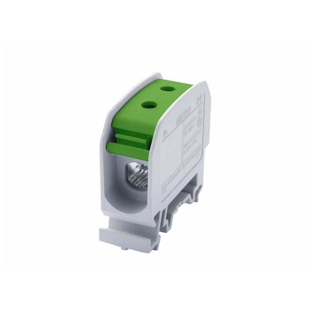 STB 16 Złączka szynowa gwintowa Al/Cu 87110 SIMBLOCK zielony SIMET