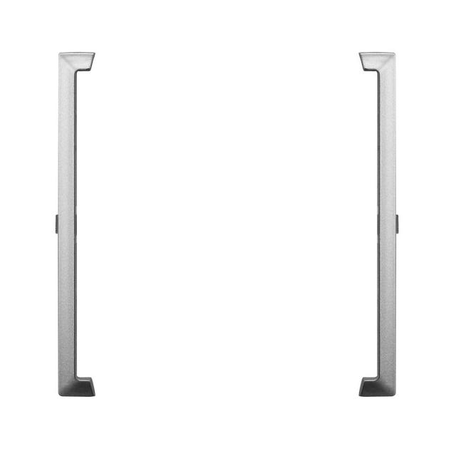 ARIA Ramka ozdobna do gniazd podwójnych monoblokowych - kolor srebro